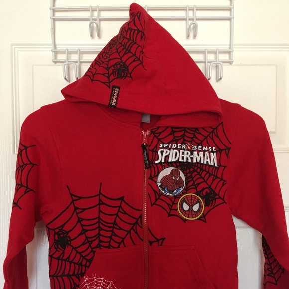 Toddlers Spiderman Hooded Zipper Jacket by C&A - Picture 2 of 8